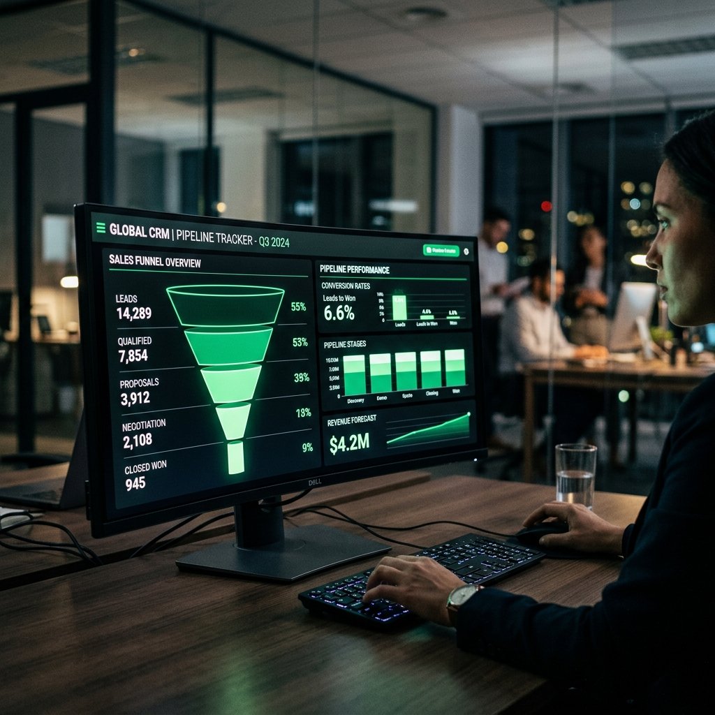CRM Jurídico e Painel de Resultados Comerciais para Advogados